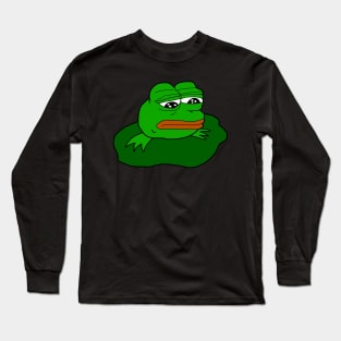 Sad Tadpole Pepe Long Sleeve T-Shirt